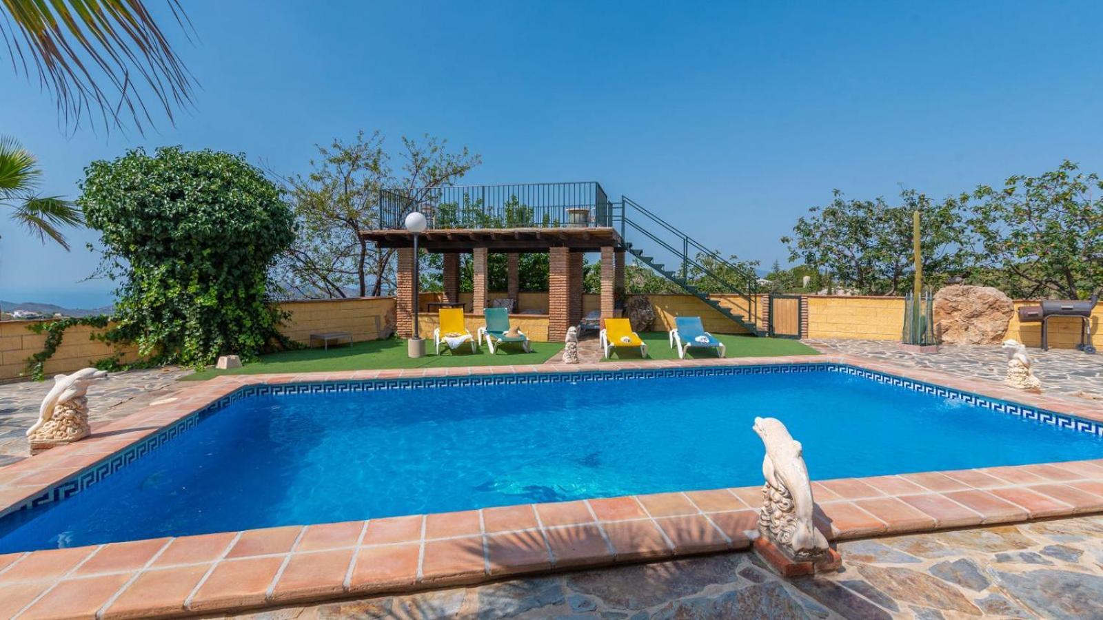 Villa Paraiso Andaluz Sedella By Ruralidays Exterior foto